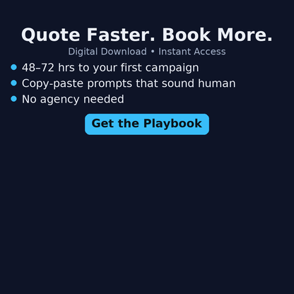 AI Playbook – Plumbers